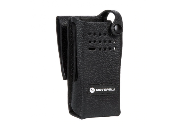 PMLN5843 - Estuche de cuero duro 2,5" giratorio para radio sin pantalla